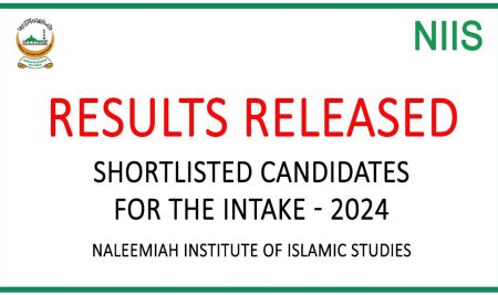 Shortlisted Candidates for the Intake – 2024